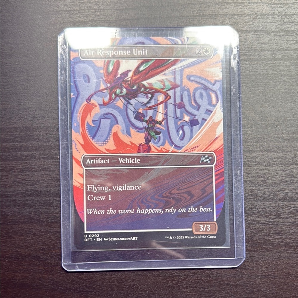 Air response unit magic card